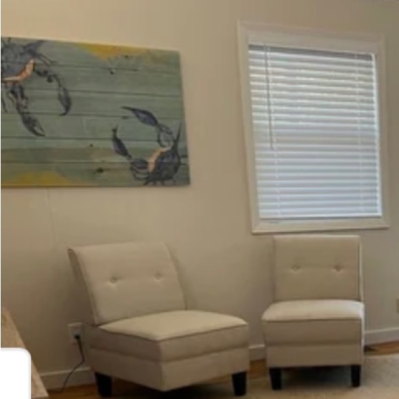 Designart 'Blue Coastal crab Battle Wall Decor - Picture 2 of 6